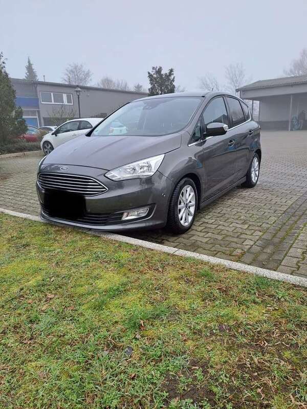Grau Gebraucht 2016 Ford C-MAX Titanium Van / Kleinbus | 11.600 € (Fairer Preis) - Bild 1/4