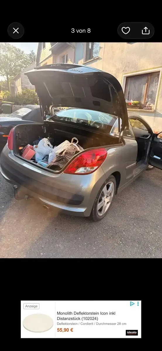 Gebraucht Peugeot 207 CC 2012 Cabrio