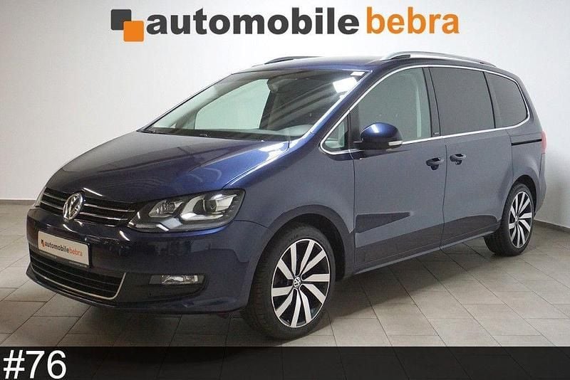 Gebraucht VW Sharan Allstar 150 PS (110 kW) 2017 Blau Van / Kleinbus