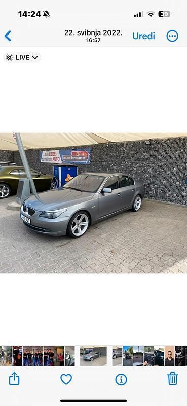Gebraucht BMW 530 235 PS (172 kW) 2008 Silber Limousine