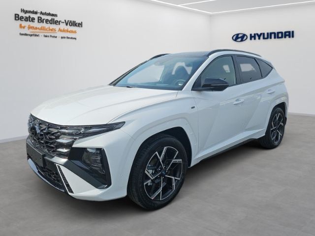 Serenity white / mic Neu 2025 Hyundai Tucson N Line SUV | 48.490 € (Teuer) - Bild 1/4
