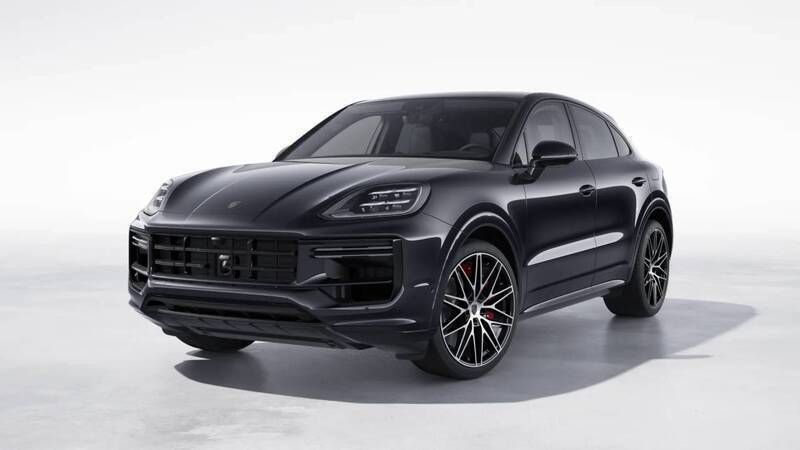 Chromitschwarzmetallic Neu 2025 Porsche Cayenne Turbo E-Hybrid SUV | 229.900 € (Teuer) - Bild 1/4