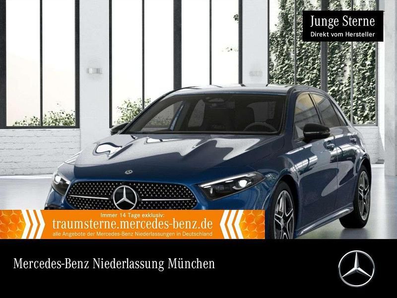 Blau Gebraucht 2024 Mercedes A250 Advanced Plus Limousine | 34.490 € (Guter Preis) - Bild 1/3