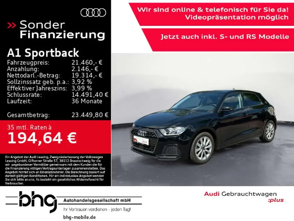 Gebraucht Audi A1 Advanced Plus 116 PS (85 kW) 2025 Mythosschwarz metallic SUV