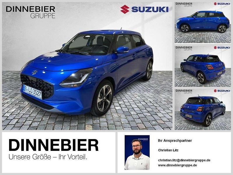 Frontier blue pearl metallic Neu 2025 Suzuki Swift Comfort+ Kleinwagen | 23.730 € - Bild 1/3