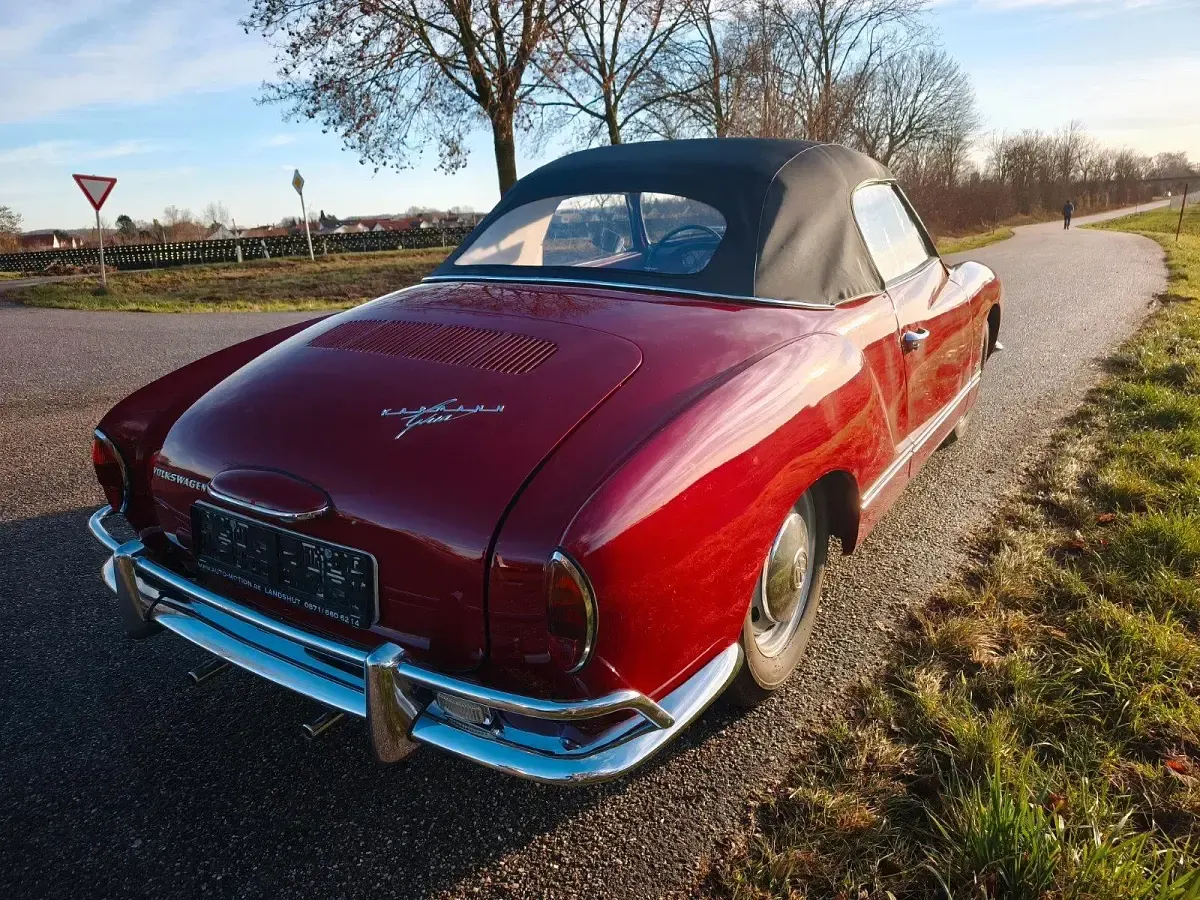 Usata VW Karmann Ghia Karmann 44 CV (32 kW) 1967 Rosso Coupé