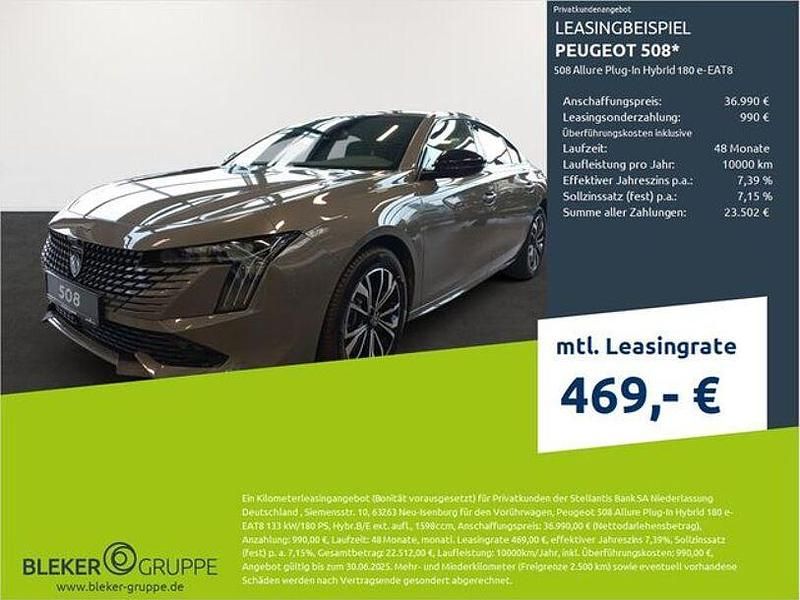 Met. selenium grau Gebraucht 2024 Peugeot 508 Allure Limousine | 33.990 € (Etwas zu teuer) - Bild 1/3