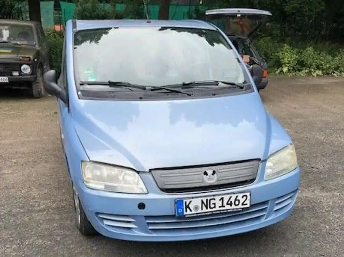 Gebraucht Fiat Multipla Dynamic 103 PS (75 kW) 2006 Blau Van / Kleinbus