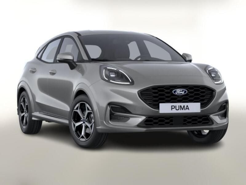 Solar silver metallic Neu 2025 Ford Puma ST-Line SUV | 24.445 € (Superpreis) - Bild 1/3