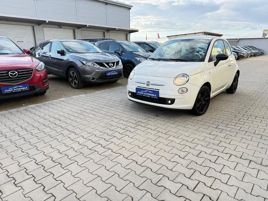 Gebraucht Fiat 500 Pop 69 PS (50 kW) 2010 Weiß Kleinwagen