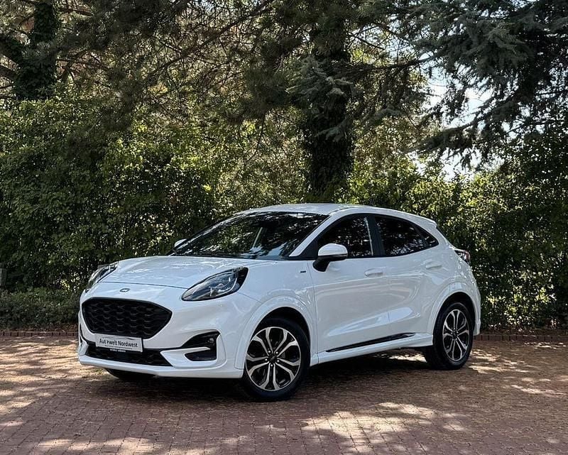 Weiß Gebraucht 2020 Ford Puma ST-Line Limousine | 14.999 € (Fairer Preis) - Bild 1/4