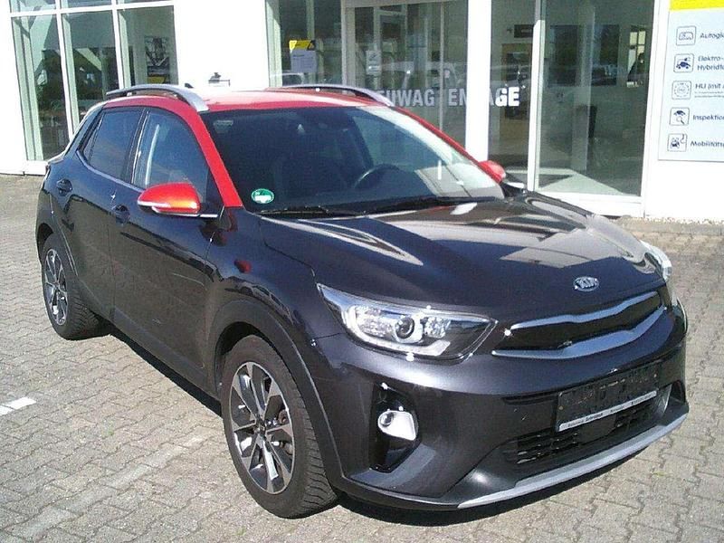 (aax) graphite met./orange Gebraucht 2018 Kia Stonic Spirit SUV | 14.900 € (Fairer Preis) - Bild 1/4