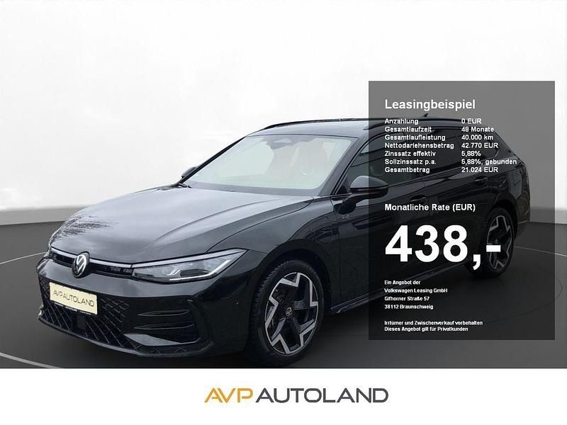 Grenadillschwarz Gebraucht 2024 VW Passat R-line Kombi | 42.770 € (Guter Preis) - Bild 1/4