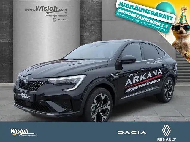 Schwarzmetallic Gebraucht 2024 Renault Arkana Techno SUV | 31.590 € (Teuer) - Bild 1/4