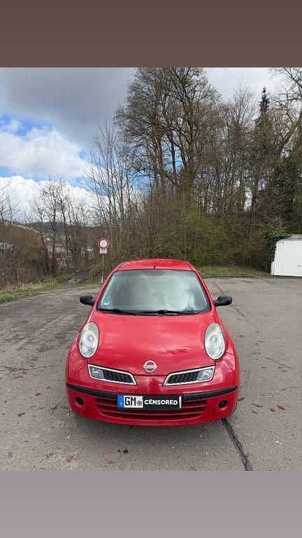 Gebraucht Nissan Micra 65 PS (47 kW) 2007 Rot Limousine