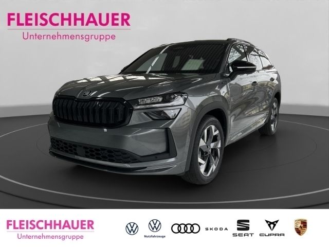Grau Neu 2024 Skoda Kodiaq SportLine SUV | 46.690 € (Etwas zu teuer) - Bild 1/4
