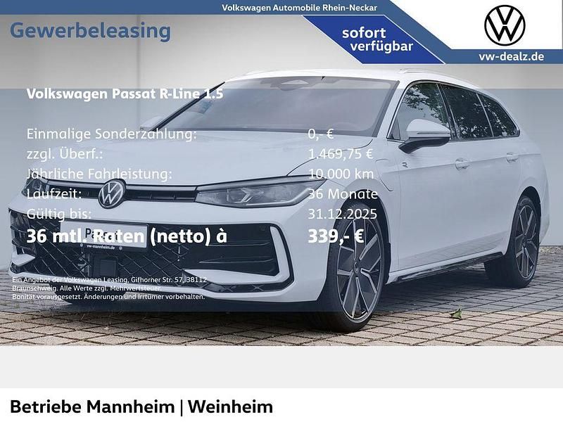 Weiß Neu 2025 VW Passat R-line Limousine | 58.549 € (Etwas zu teuer) - Bild 1/3