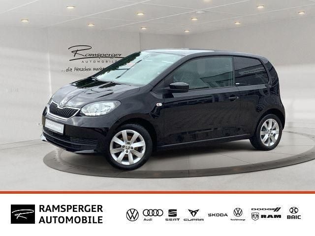 Schwarz (deepblack perleffekt) Gebraucht 2019 Skoda Citigo Clever Kleinwagen | 9.890 € (Fairer Preis) - Bild 1/4