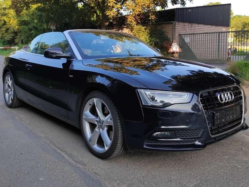 Schwarz Gebraucht 2013 Audi A5 Cabriolet S-Line Cabrio | 11.999 € (Fairer Preis) - Bild 1/4