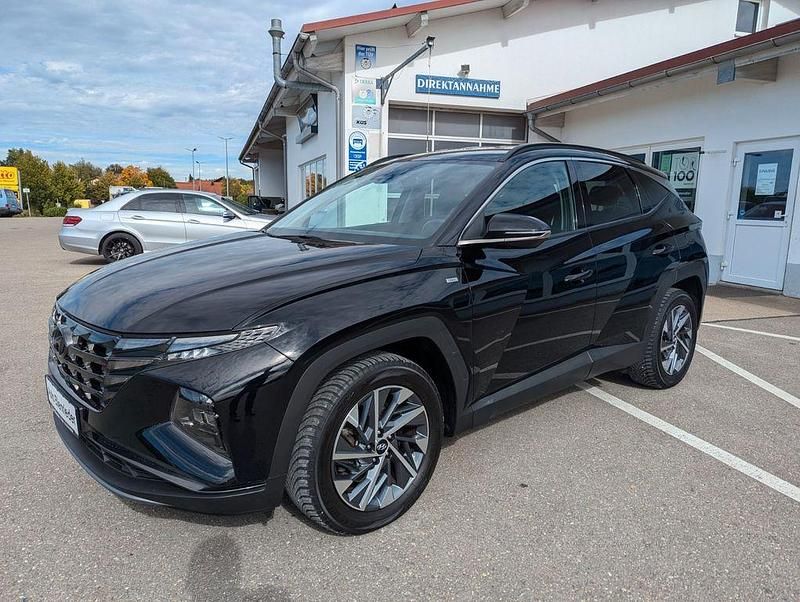 Schwarz Gebraucht 2022 Hyundai Tucson Blackline SUV | 27.900 € (Fairer Preis) - Bild 1/4