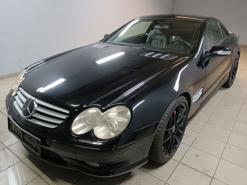 Schwarz Gebraucht 2002 Mercedes SL500 AMG Cabrio | 13.900 € (Superpreis) - Bild 1/4