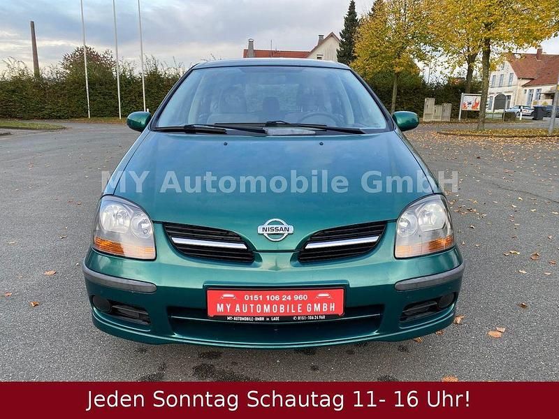 Grün Gebraucht 2001 Nissan Almera Tino Van / Kleinbus | 2.799 € (Teuer) - Bild 1/4