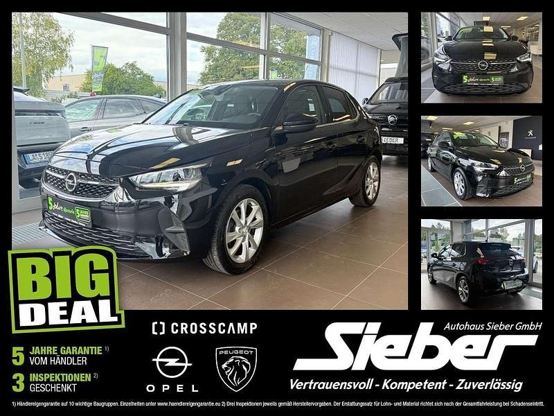 Diamant schwarz Gebraucht 2021 Opel Corsa Elegance Kleinwagen | 12.990 € (Fairer Preis) - Bild 1/4
