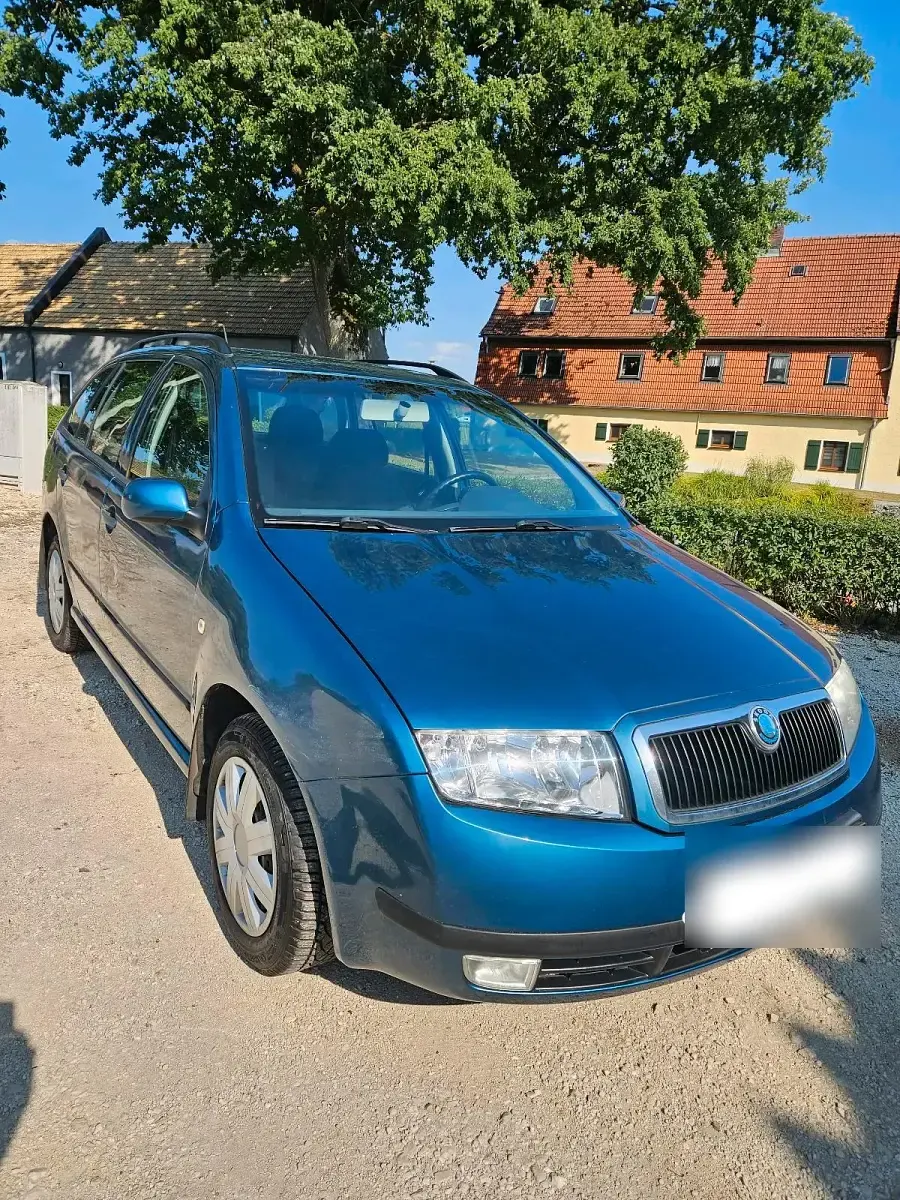 Gebraucht Skoda Fabia 75 PS (55 kW) 2003 Blau Kombi