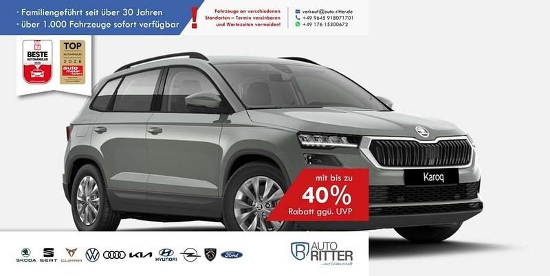 Neu Skoda Karoq Selection 150 PS (110 kW) 2025 Grau SUV