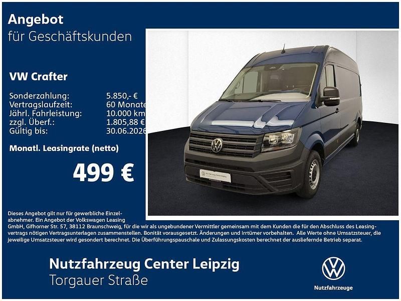 Neu VW Crafter 140 PS (102 kW) 2026 Blau Van