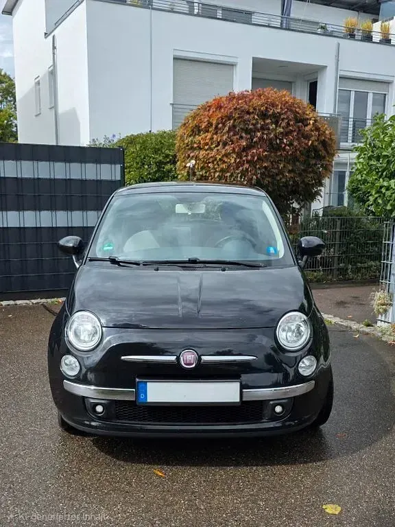 Gebraucht Fiat 500 Lounge 69 PS (50 kW) 2012 Schwarz Kleinwagen