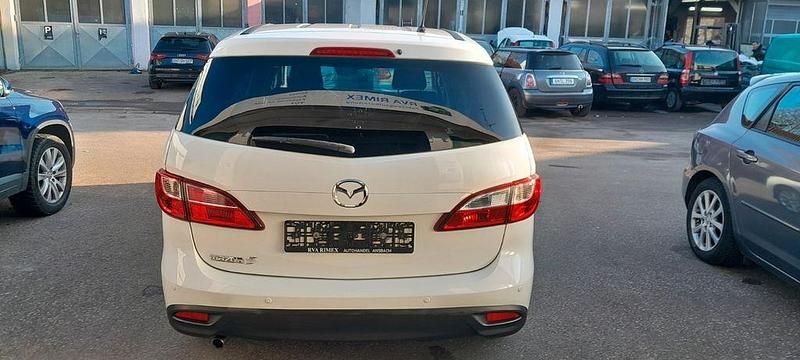 Gebraucht Mazda 5 Center-Line 150 PS (110 kW) 2014 Weiß Van / Kleinbus