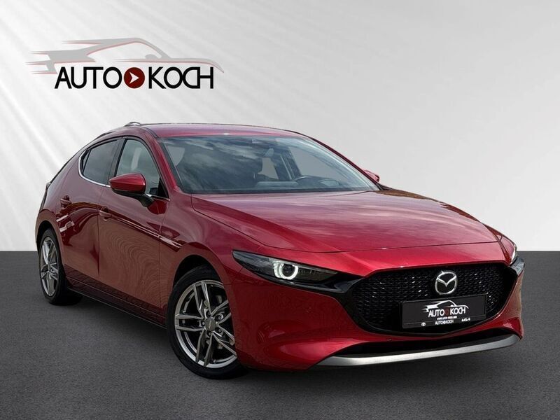 Rot Gebraucht 2020 Mazda 3 Basis Limousine | 20.790 € (Fairer Preis) - Bild 1/4