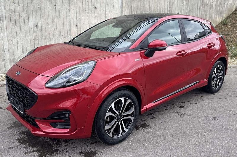 Rot Gebraucht 2022 Ford Puma Gen-E ST-Line SUV | 16.979 € (Guter Preis) - Bild 1/4