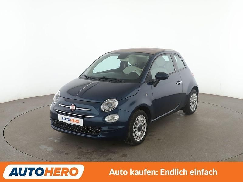 Blau Gebraucht 2020 Fiat 500C Lounge Cabrio | 12.210 € (Fairer Preis) - Bild 1/3