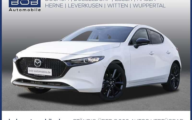Satinweiß Gebraucht 2025 Mazda 3 Homura-Line Limousine | 29.999 € (Teuer) - Bild 1/4