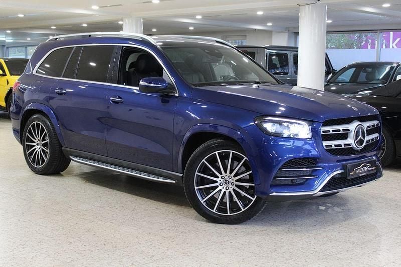 Blau Gebraucht 2021 Mercedes GLS400 AMG line SUV | 79.980 € (Fairer Preis) - Bild 1/4