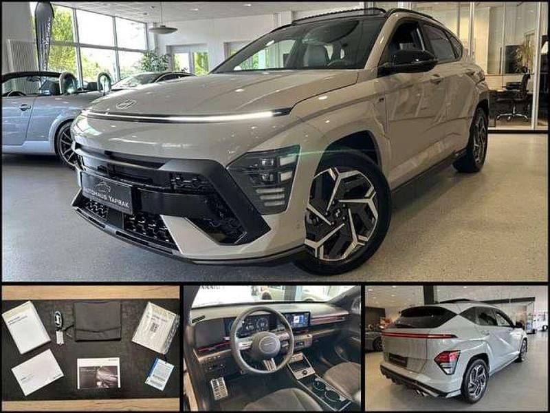 Cyber grey (metallic) Gebraucht 2024 Hyundai Kona N Line SUV | 31.490 € (Fairer Preis) - Bild 1/3