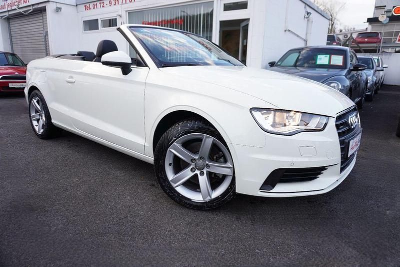 Weiß Gebraucht 2014 Audi A3 Cabriolet Attraction Cabrio | 18.990 € (Guter Preis) - Bild 1/4