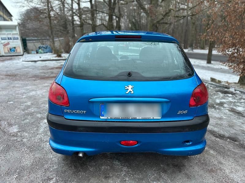 Gebraucht Peugeot 206 90 PS (66 kW) 2004 Blau Kleinwagen