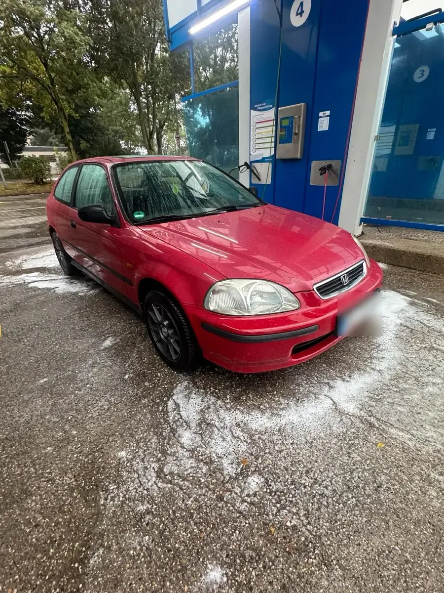 Gebraucht Honda Civic 75 PS (55 kW) 1997 Rot Kleinwagen