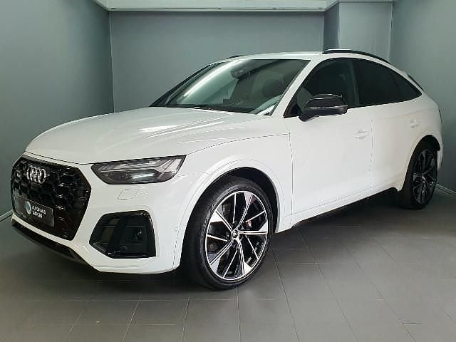 Ibisweiss (weiß), Gebraucht 2022 Audi SQ5 Sportback Comfort SUV | 55.870 € (Fairer Preis) - Bild 1/4