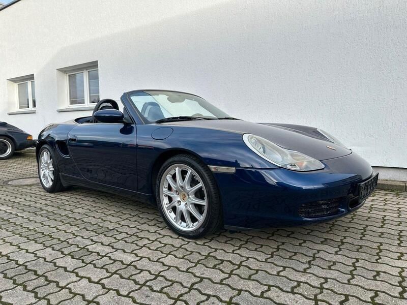 Gebraucht Porsche Boxster S 252 PS (185 kW) 2002 Lapis blau Cabrio