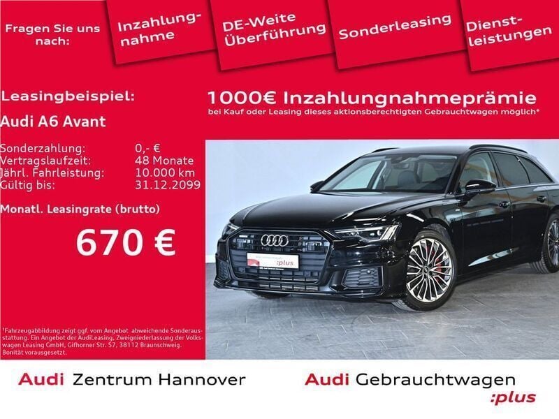 A2 brillantschwarz Gebraucht 2022 Audi A6 Sport Kombi | 47.950 € (Etwas zu teuer) - Bild 1/4