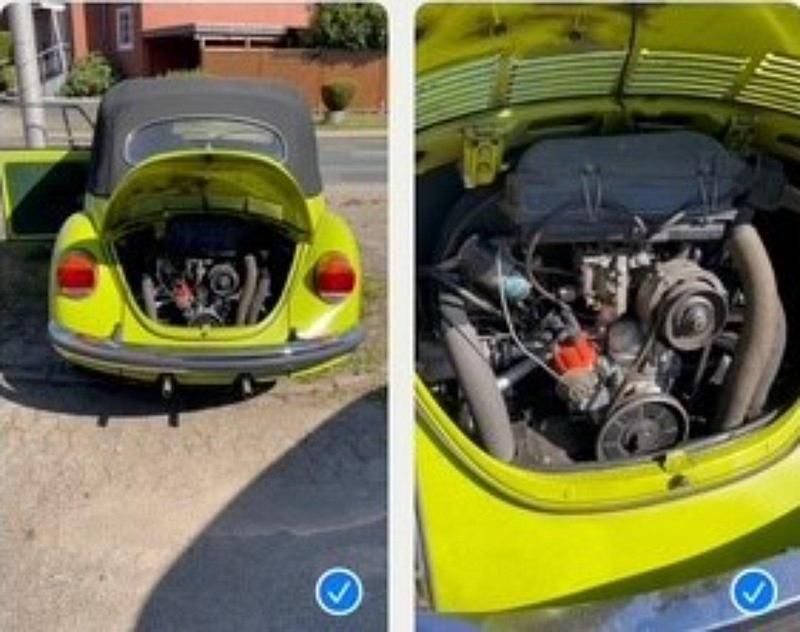 Gebraucht VW Käfer 50 PS (36 kW) 1974 Grün Cabrio