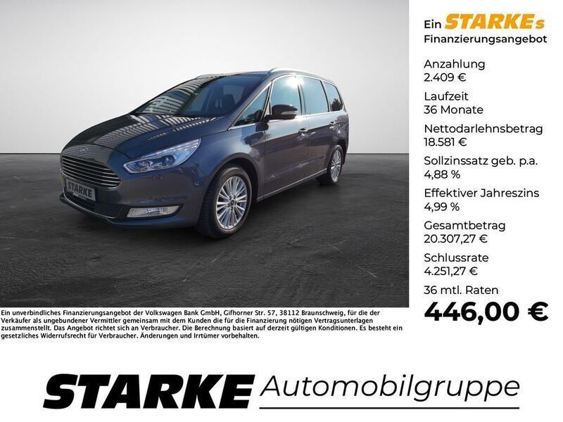 Magneticgrau (metallic) Gebraucht 2017 Ford Galaxy Titanium Van / Kleinbus | 20.990 € (Fairer Preis) - Bild 1/3