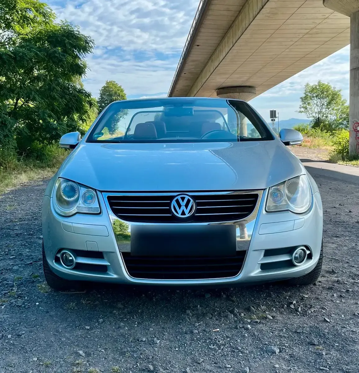 Gebraucht VW Eos 140 PS (102 kW) 2008 Silber Cabrio
