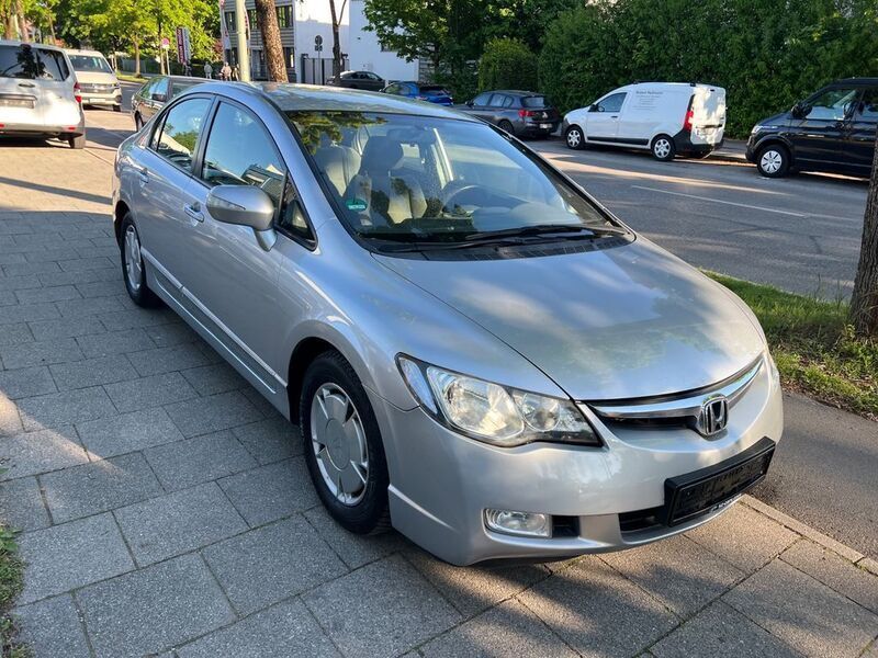 Silber Gebraucht 2007 Honda Civic Hybrid Limousine | 3.500 € (Superpreis) - Bild 1/4