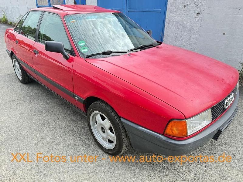 Rot Gebraucht 1991 Audi 80 Limousine | 1.580 € - Bild 1/4