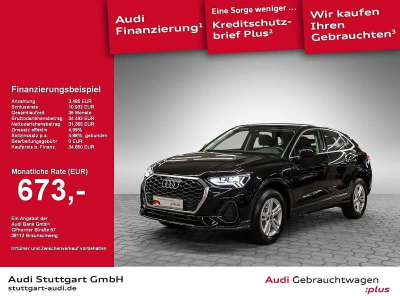 Mythosschwarz metallic Gebraucht 2022 Audi Q3 Sportback Ambiente SUV | 34.850 € (Fairer Preis) - Bild 1/2